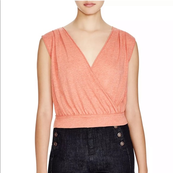 Free People Tops - 🆕 Free People Blood Orange Tank Top Size Small